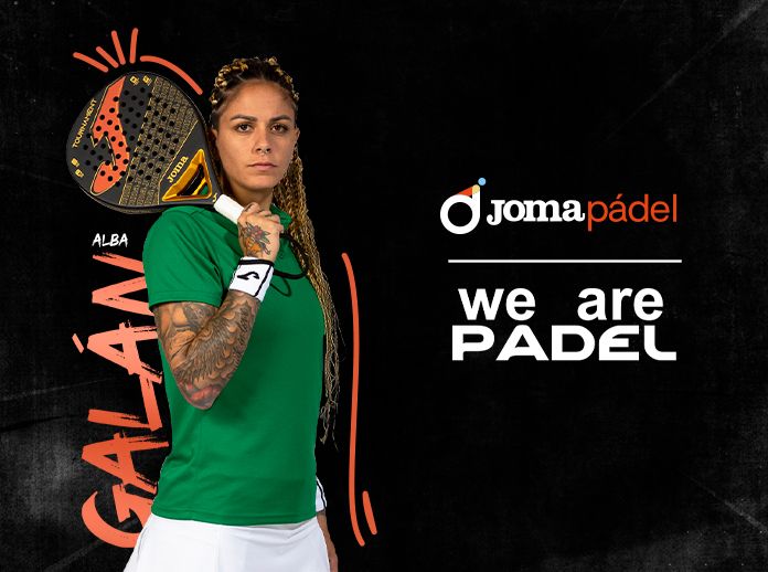 Joma: Alba Galán signing, first pro with a Joma racket