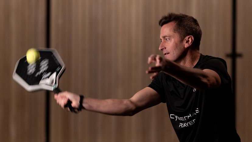 STIGA: Press image attached to the Cybershape padel launch release