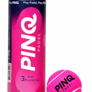 PINQ Pink Padel Balls, front